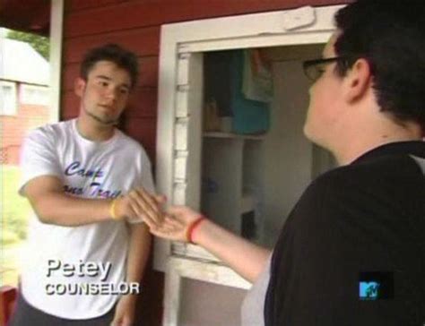 An MTV Docs Movie Presentation is a 2006 documentary television film about five teens at a <b>fat</b> <b>camp</b> founded by Tony Sparber called <b>Camp</b> Pocono Trails CPT in the Poconos Pennsylvania. . Petey fat camp